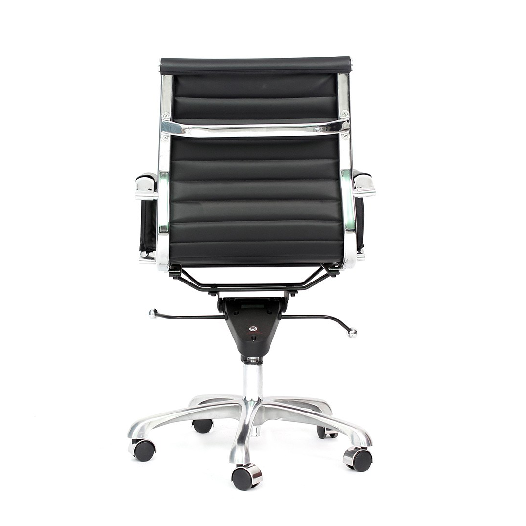 Silla de oficina ergonómica cádiz con respaldo bajo