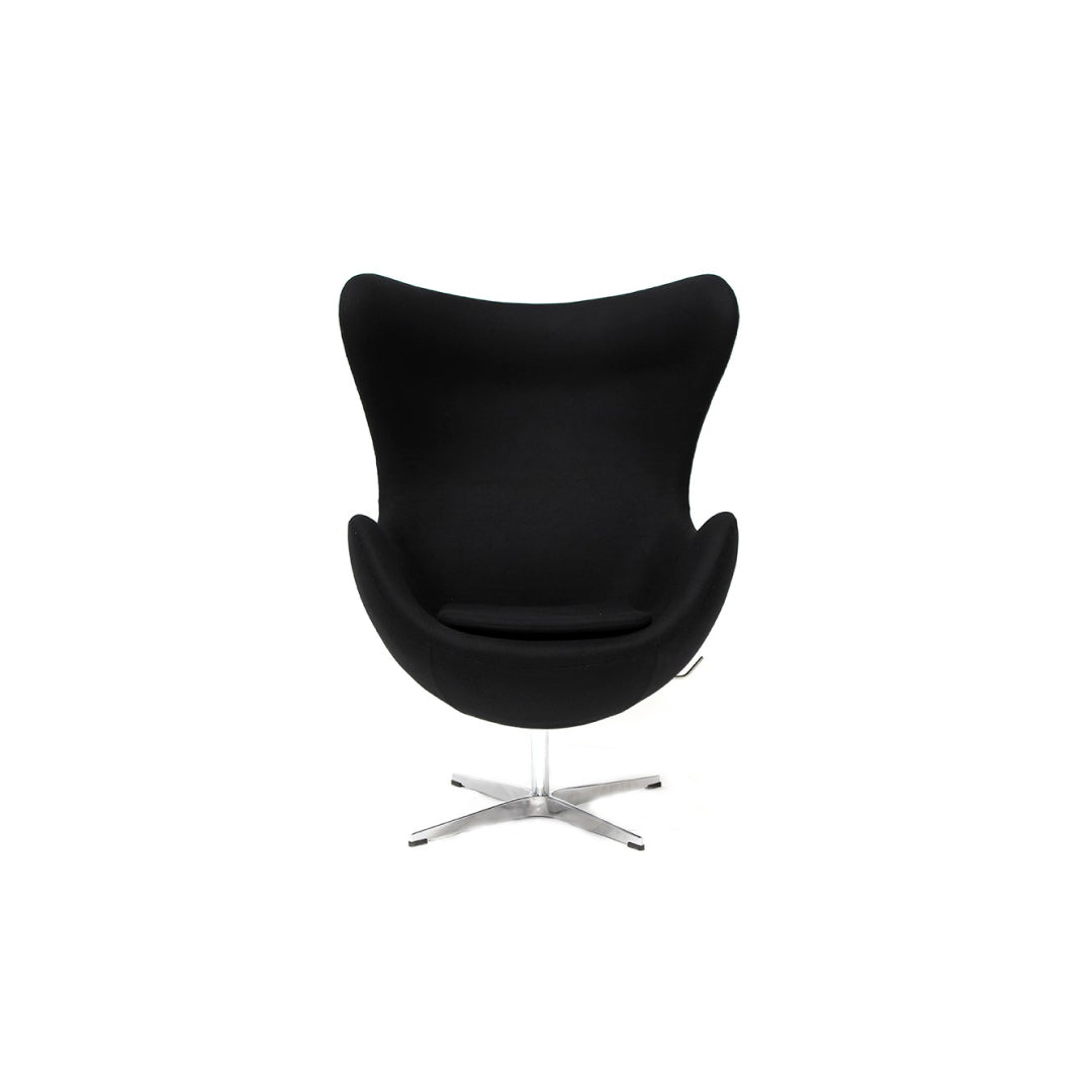 Sillón Egg tela negro